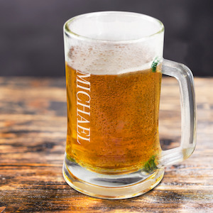 Name Engraved Beer Mug