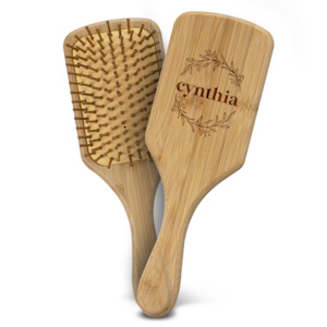 Gift: Botanical Wreath Bamboo Hair Brush