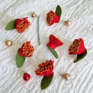 PRE-ORDER: Pohutukawa Christmas Decorations