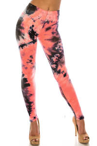 Womenswear: Lean Coral Tie Dye Full Length