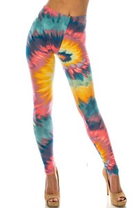 Lean Multi Colour Bold Tie Dye