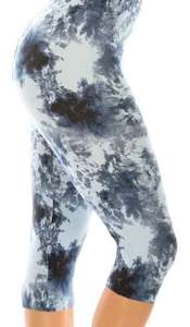 Womenswear: Lean Capri Blue Tye Dye