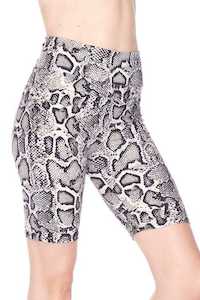 Womenswear: Luscious White Snakeskin Shorts