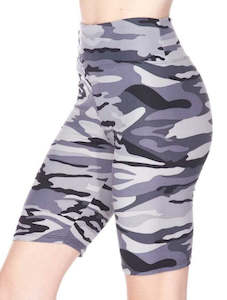 Womenswear: Lean Gray Camo Shorts