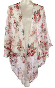 Womenswear: Sheer Shrug Pink Floral