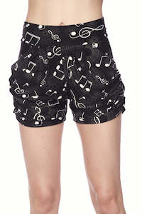 Lean Musical Note Harem Shorts