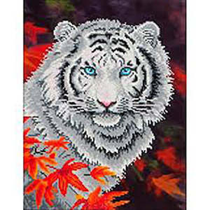 Intermediate - White Tiger in Autumn