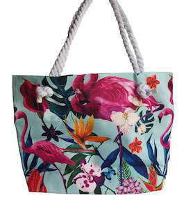 Womenswear: Beach Bag - Flamingoes