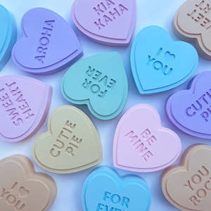 Candy Heart - I Love You - Purple