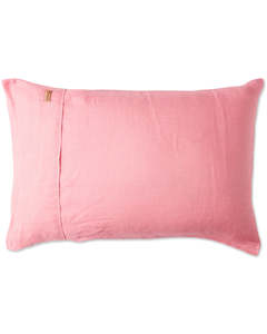 Bed Linen: KIP & CO - Cantaloupe Pillowcases - 2P Std Set