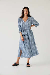 Clothing: Tuesday - Odette Dress - Blue Arch