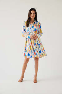 Clothing: Tuesday - Camila Mini Dress - Watercolour