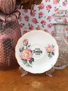 Vintage Plates: FUCK FUCKITY FUCK