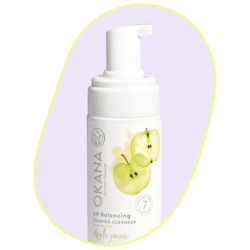 Natural apple juice foaming cleanser