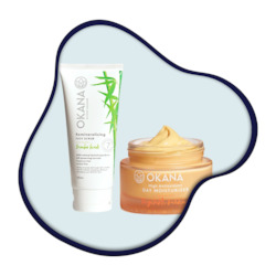 Bamboo face scrub + Vegetable day moisturiser