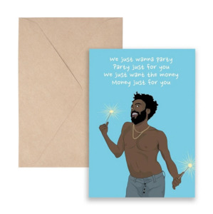 Pro & Hop Gambino Greeting Card