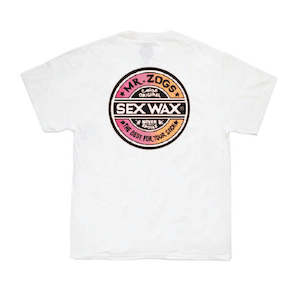 Sexwax Fade Tee Pink Orange White Blend