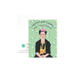 Hobby equipment wholesaling: Pro & Hop Frida Greeting Card