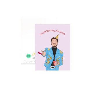 Pro & Hop Posty Greeting Card