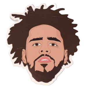 Pro & Hop J. Cole Sticker