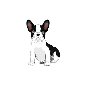 Hobby equipment wholesaling: Pro & Hop French Bulldog Sticker