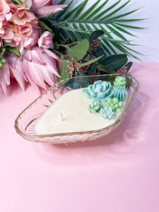 Recycled Glass Terrarium - Marshmellow O'Lavish Scents