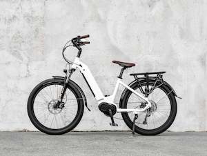 *NEW* Adventuri Euro Bafang Mid-Drive Electric Bike with 9 Speed Gears, Hydrauli…