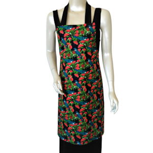 Adult Aprons: Adult Apron Kiwiana Tuis and Puhutukawas