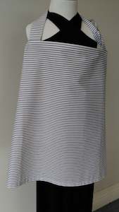 Breastfeeding Privacy Cover Grey Stripes