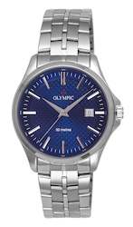 Olympic Timekeeper Series - Gents Steel Blue Dial