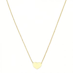 Amen Heart Necklace - Gold