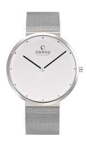 Obaku Gents Papir - Steel