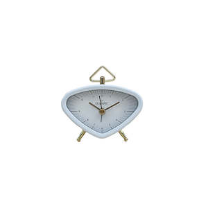 Watch: Mini Triangle Alarm Clock - White