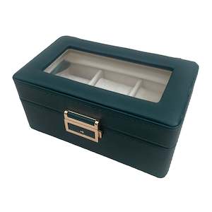 3 Slot Watch Box - Green