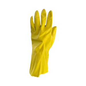 Clothing wholesaling: BULK HOUSEHOLD GLOVE MEDIUM YELLOW (DPL STYLE) -