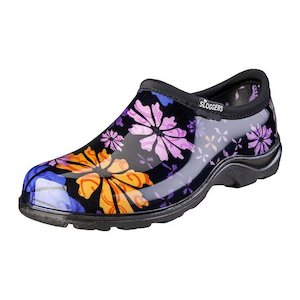 Sloggers Womens Waterproof Comfort Shoe Flower Power -