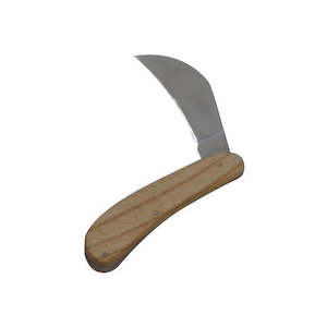 STAINLESS STEEL GARDENERS KNIFE WITH ASH HANDLE - SSWK