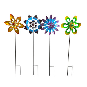 WIND SCULPTURE - MINI COLOURED DAISIES - WWSMINICD