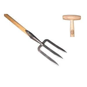 Clothing wholesaling: DEWIT HANDFORK 3 PRONG ASH T-HANDLE 800MM - 3095