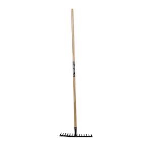 VIKING CONCRETE RAKE 14 TYNE NON BRACED  -  NZ PINE HANDLE - VT70075C