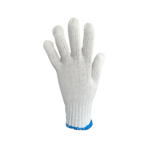 POLYCOTTON KNIT OMNI GLOVES LARGE (LABELLED) -