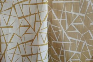 Curtain: Geo Mustard