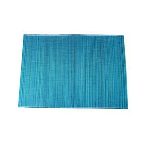 Blue bamboo placemat