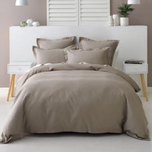 Nova Taupe Duvet Cover Set King Size