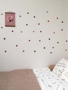 Wall Stickers: Desert Sunset - Small Polka Dots