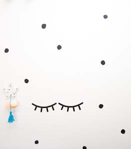 Sleepy Eyes - Awake Eyes - Wall Decals