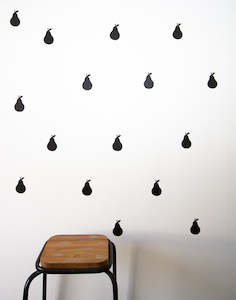 Assorted Shapes: Pears Wall Stickers