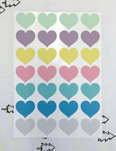 Lolly Mix: Hearts - Small - Lolly Mix Colourway