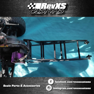 RevXS Customs: Carbon Fibre Wheelie Bar - Suit Traxxas Bandit, Slash, Rustler and Stampede