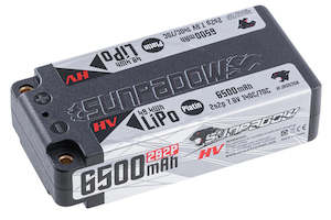 Lipo Batteries: SUNPADOW: Platin HV 6500mAh 7.6V 2S 140/70C Shorty LiPo (5mm Bullets)